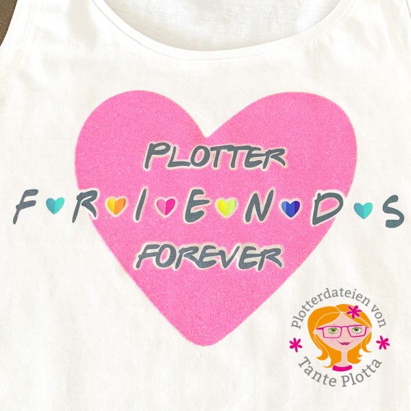 Plotterdatei "Plotterfriends forever"