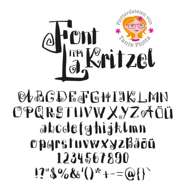 Font "TiPiLaKritzel"