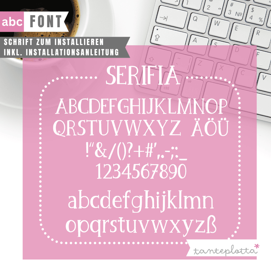 Serifia_tanteplotta Font "Serifia" – Bild 1
