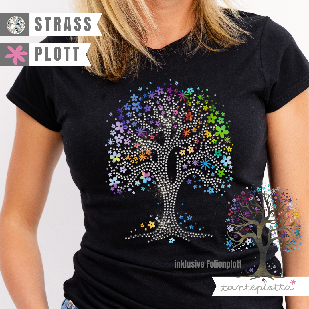 Blumen_Schwarz Plotterdatei